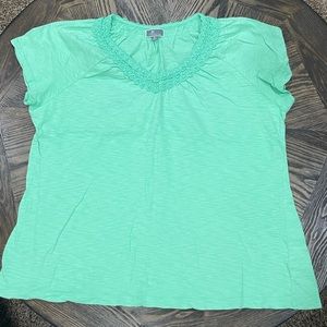 JM Collection Green Blouse
